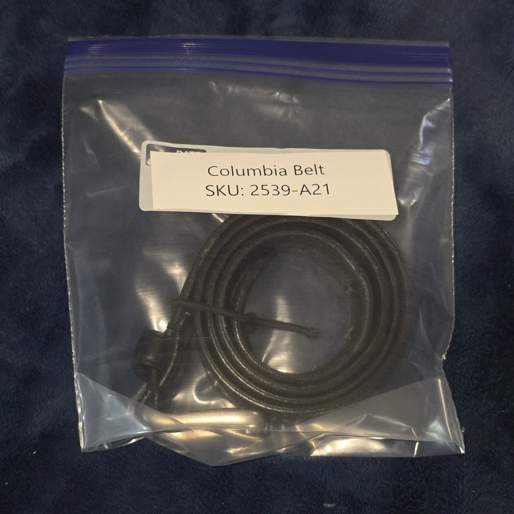 Columbia Sportswear Mens Black Genuine Leather Belt Size‎ 36 Waist